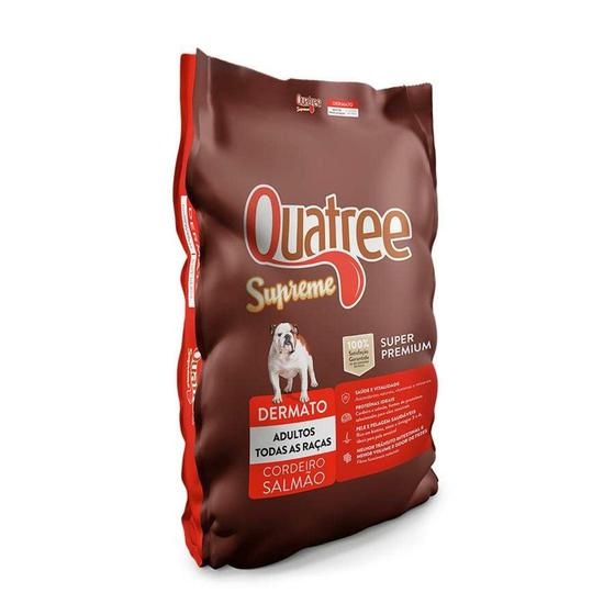 Imagem de Ração Quatree Supreme Dermato para Cães Adultos Sabor Cordeiro e Salmão 3kg