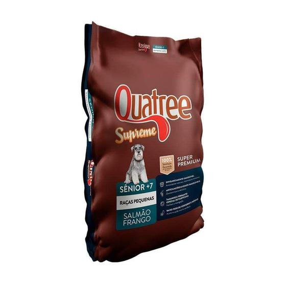 Ração Quatree Supreme para Cães Sênior de Raças Pequenas Sabor Salmão e Frango  - 10kg é boa?