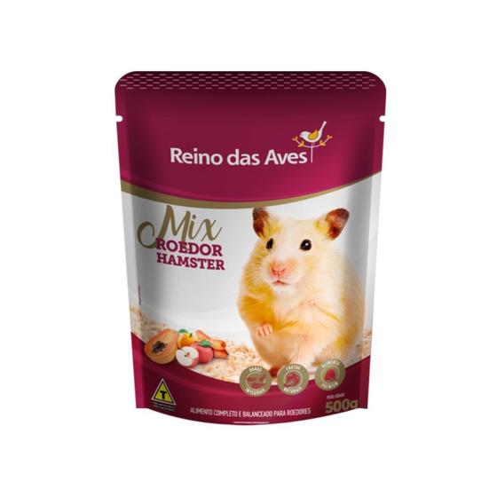 Imagem de Ração Reino das Aves Mix Roedor Hamster 500gr