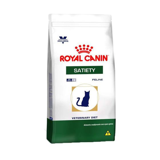 Imagem de Ração Royal Canin Feline Veterinary Diet Satiety para Gatos Obesos - 1,5kg