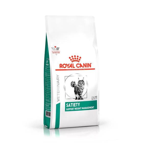 Imagem de Ração Royal Canin Feline Veterinary Diet Satiety Para Gatos Obesos 1,5kg