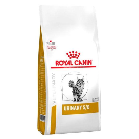 Imagem de Ração Royal Canin Feline Veterinary Diet Urinary S/O para Gatos com Cálculos Urinários - 10,1 Kg