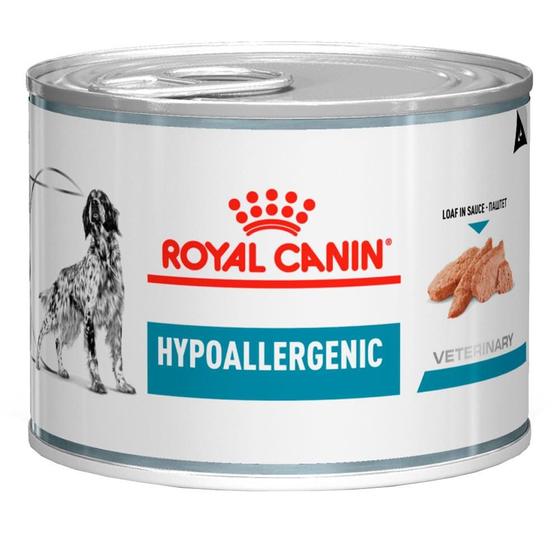 Imagem de Ração Royal Canin Lata Canine Veterinary Diet Hypoallergenic Wet para Cães - 200 g