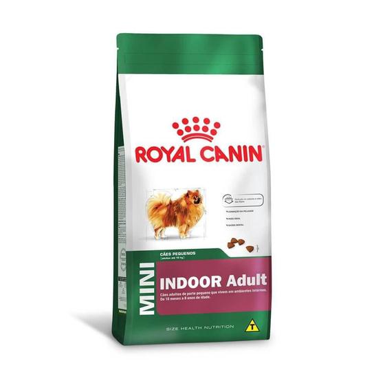 Imagem de Ração Royal Canin Mini Indoor Adult Para Cães de 10 Meses a 8 Anos Ambientes Internos