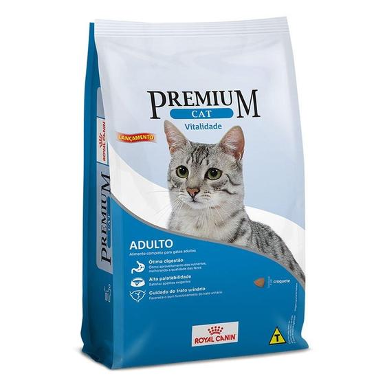 Imagem de Ração Royal Canin Premium Cat Vitalidade para Gatos Adultos - 1 Kg