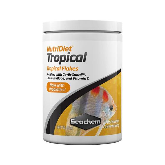 Imagem de Ração Seachem Nutridiet Flocos Tropicais Probiotic - 100G