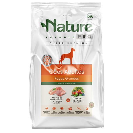 Ração Seca Alinutri Nature Fórmula Pro para Cães Adultos Raças Grandes - 3 Kg Menor preço em Ração Seca Alinutri Nature Fórmula Pro para Cães Adultos Raças Grandes - 3 Kg