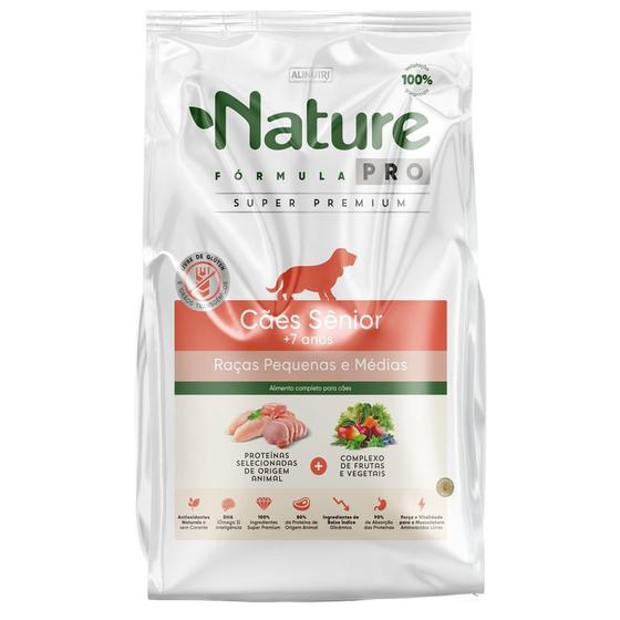 Ração Seca Alinutri Nature Fórmula Pro para Cães Sênior Raças Pequenas e Médias com 7 Anos ou Mais Menor preço em Ração Seca Alinutri Nature Fórmula Pro para Cães Sênior Raças Pequenas e Médias com 7 Anos ou Mais