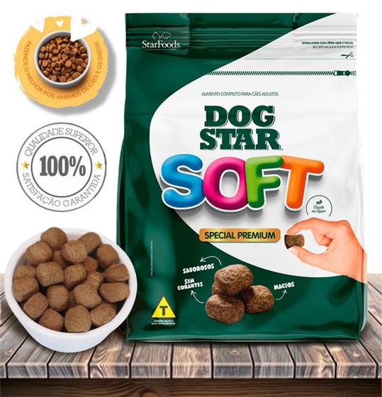 Imagem de Ração Seca Dog Star Soft Natural para Cães Adultos - 700Gr