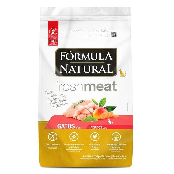 Imagem de Ração Seca Fórmula Natural Fresh Meat Frango para Gatos Adultos - 7 Kg