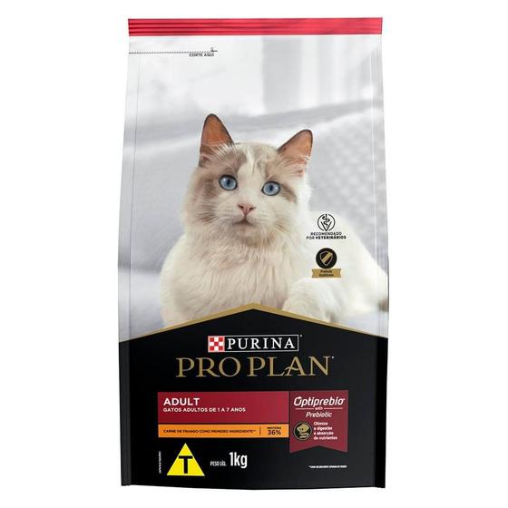 Imagem de Ração Seca Nestlé Purina Pro Plan Frango para Gatos Adultos - 1 Kg