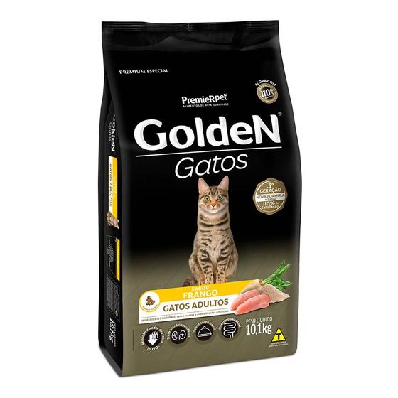 Ração Seca PremieR Pet GoldeN Frango para Gatos Adultos Menor preço em Ração Seca PremieR Pet GoldeN Frango para Gatos Adultos