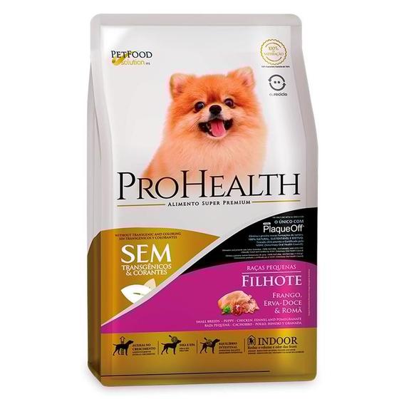 Imagem de Ração  Seca Pro Health Super Premium Frango Erva-Doce e Romã para Cães Filhotes Porte Pequeno - 1 Kg