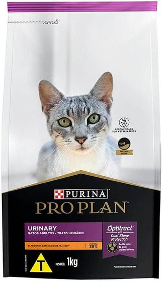 Imagem de Ração Seca Purina Pro Plan Trato Urinário Frango para Gatos Adultos - Pct c/ 7,5kg