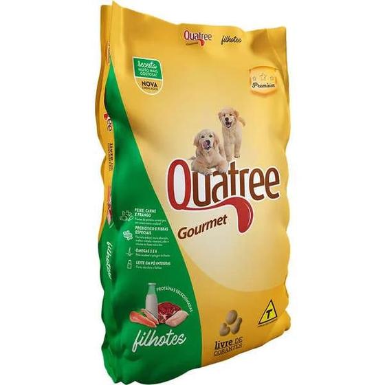 Imagem de Ração Seca Quatree Gourmet 10kg Cães Filhotes
