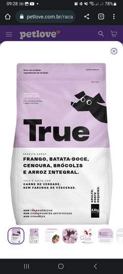Ração Seca True Menor preço em Ração Seca True