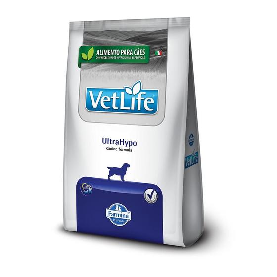 Imagem de Ração Seca Vet Life Natural UltraHypo para Cães Adultos com Alergias a Nutrientes - 10,1Kg