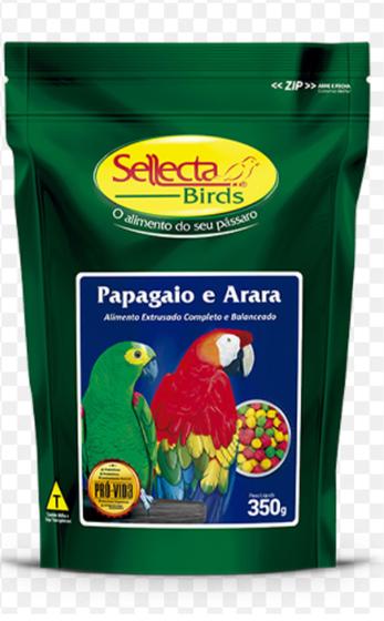 Imagem de Ração sellecta para papagaio e arara 350g