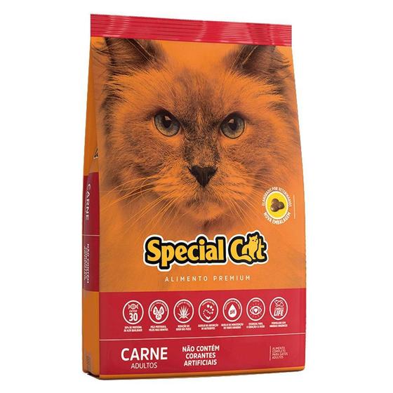 Imagem de Ração Special Cat Premium Carne para Gatos Adultos - 20 Kg