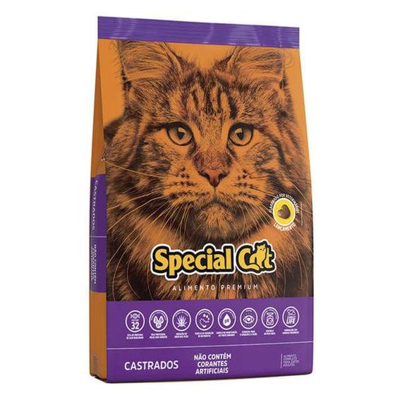 Imagem de Ração Special Cat Premium para Gatos Adultos Castrados - Special dog