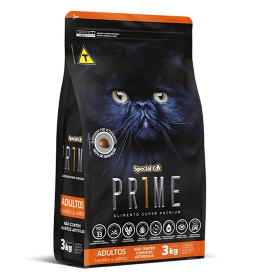 Imagem de Ração Special Cat Prime Adulto Salmão e Arroz  03 Kg - Special Dog