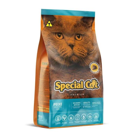 Imagem de Ração Special Cat Sabor Peixe Para Gatos Adultos 10,1 Kg