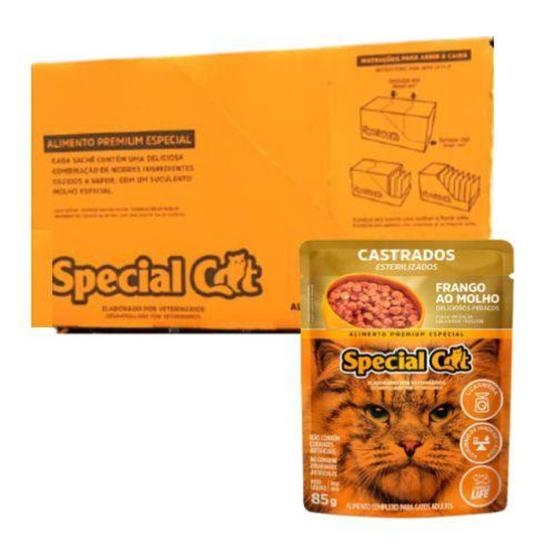 Imagem de Ração Special Cat Sache Adulto Castrados Frango 85 g (Caixa com 12)