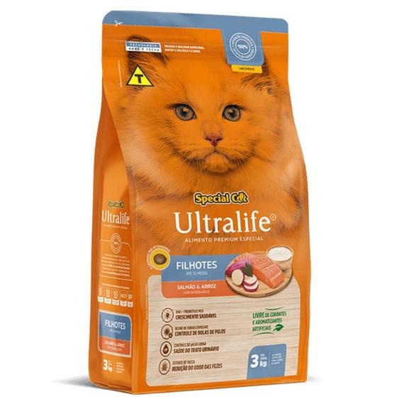 Imagem de Raçaõ Special cat  ultralife filhotes salmaõ 3 kg