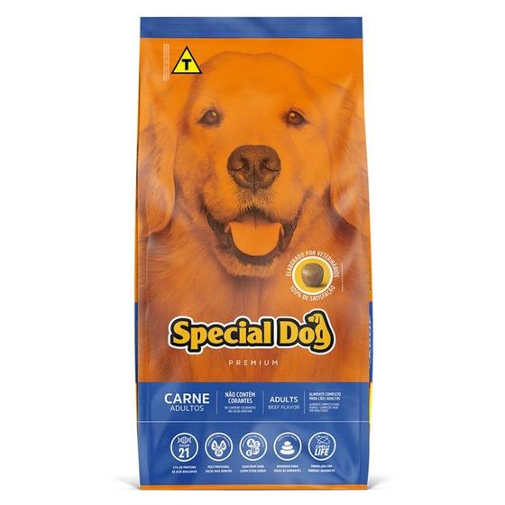 Imagem de Ração special dog para cães adultos carne 20kg