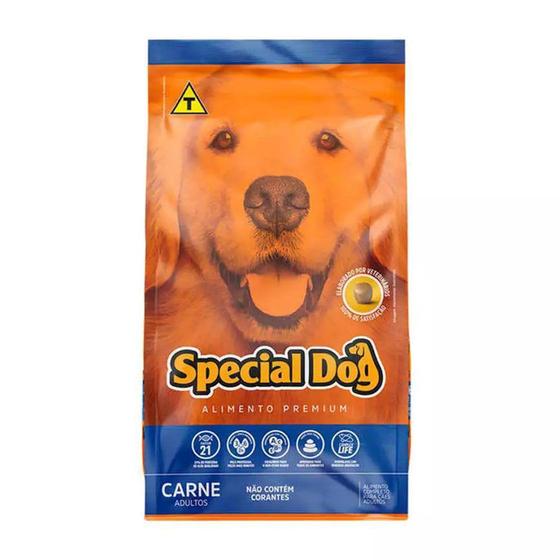 Ração Special Dog para Cães Adultos Sabor Carne 15Kg Menor preço em Ração Special Dog para Cães Adultos Sabor Carne 15Kg