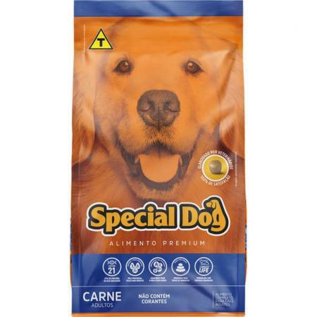 Imagem de Ração Special Dog Premium cães Adultos sabor carne 15kg