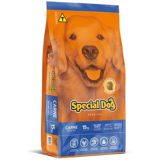 Imagem de Ração Special Dog Premium Cão Adulto Sabor/Carne 15kg