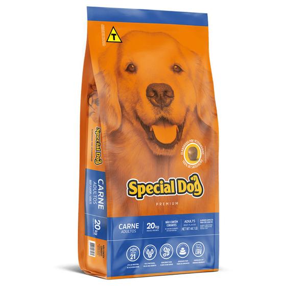 Imagem de Ração Special Dog Premium Cão Adulto Sabor/Carne 20 kg