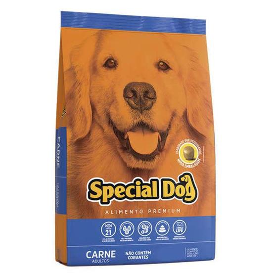 Imagem de Ração Special Dog Premium Carne para Cães Adultos