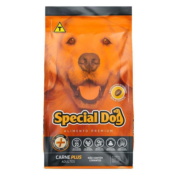 Imagem de Ração Special Dog Premium Carne Plus para Cães Adultos - 10,1 Kg