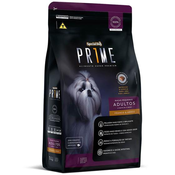 Imagem de Ração Special Dog Prime Cães Adultos de Raças Pequenas  Sabor Frango 3Kg