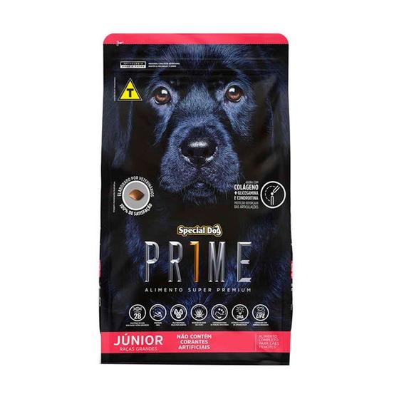 Imagem de Ração Special Dog Prime Júnior para Cães Filhotes de Porte Grande Sabor Frango e Arroz - 3kg