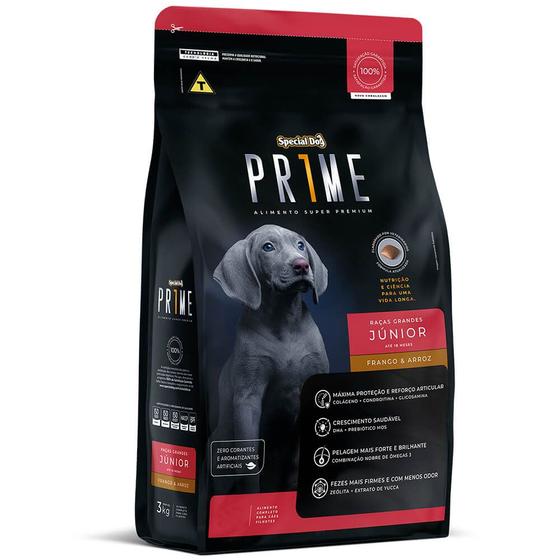 Imagem de Ração Special Dog Prime Junior para Cães Filhotes de Raças Grandes 3KG