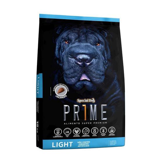 Imagem de Ração Special Dog Prime Light para Cães Adultos de Porte Médio e Grande Sabor Frango e Arroz - 15kg