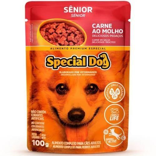 Imagem de Ração Special Dog Sachê Senior Carne Ao molho 100g