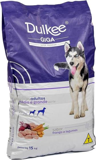 Ração super premium - dulkee giga 15 kilos Menor preço em Ração super premium - dulkee giga 15 kilos