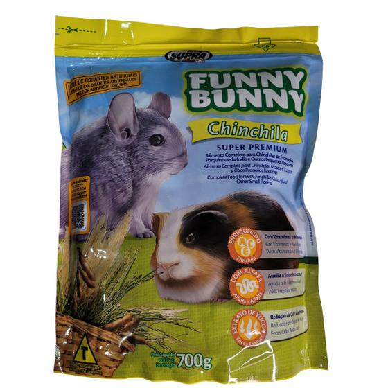 Imagem de Ração Super Premium para Chinchila Porquinho da Índia Roedores