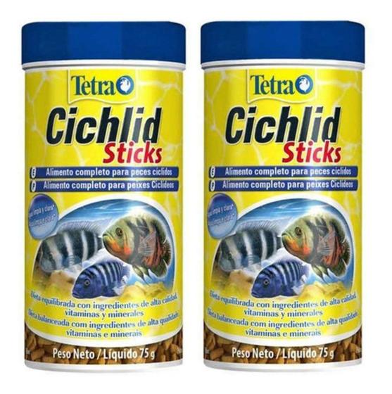 Imagem de Ração Tetra Cichlid Sticks 75g - 2 Unidades