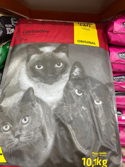 Ração Three Cats Para Gatos Castrados - 15kg Sabor Carne