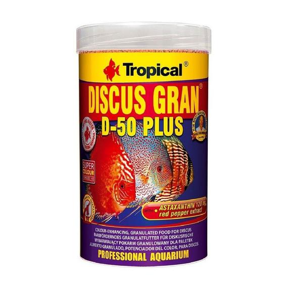 Imagem de Ração Tropical D-50 Peixes Discus Gran Plus 440g Granulada