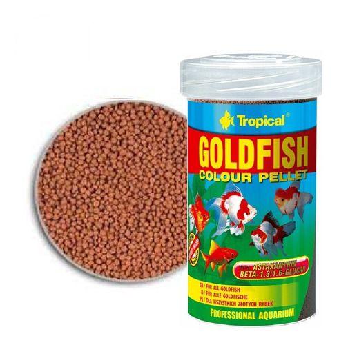 Imagem de Ração Tropical Goldfish 90g Gramas Pellet Granulado Kinguio