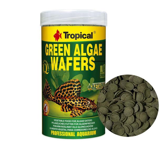 Imagem de Ração Tropical Green Algae Wafers 45g Para Peixes De Fundo