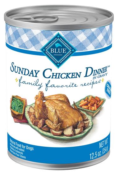 Imagem de Ração Úmida Blue Buffalo Family Favorites Sunday Chicken - 375ml