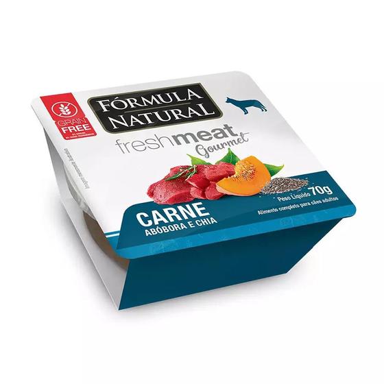 Racao Umida Formula Natural Fresh Meat Gourmet Patê Caes Carne Sache 70g Menor preço em Racao Umida Formula Natural Fresh Meat Gourmet Patê Caes Carne Sache 70g