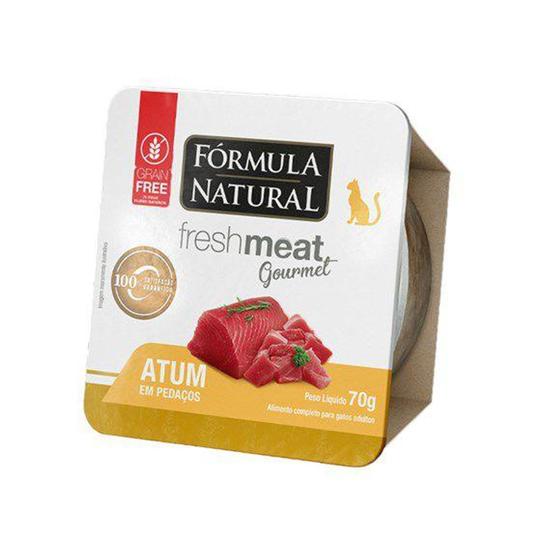 Imagem de Ração Úmida Fórmula Natural Fresh Meat Gourmet Patê Gatos Atum - 70g - Formula Natural